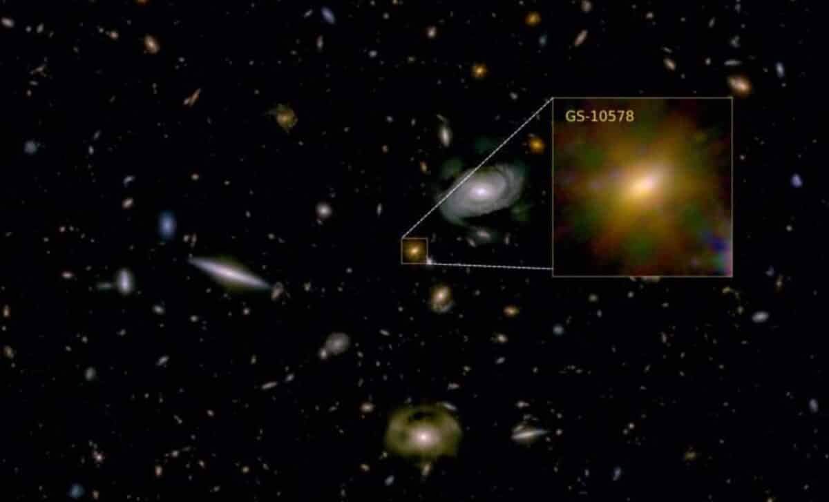 James Webb Telescope Unveils Supermassive Black Hole Starving Its Host Galaxy